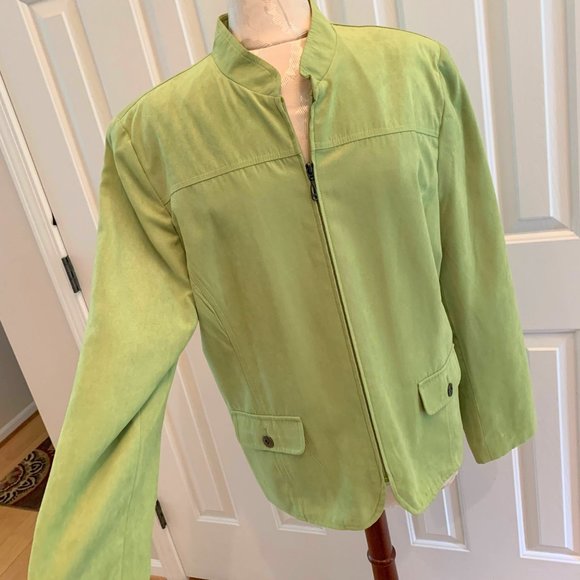 Coldwater Creek Jackets & Blazers - Alfred Dunner Suede-like Jacket 18